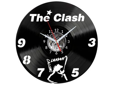 The Clash Vinyl Zegar Ścienny Płyta Winylowa Nowoczesny Dekoracyjny Na Prezent Urodziny