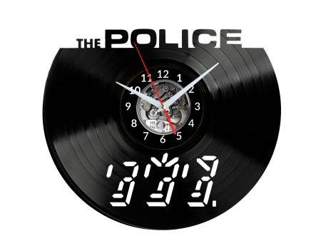 The Police Vinyl Zegar Ścienny Płyta Winylowa Nowoczesny Dekoracyjny Na Prezent Urodziny