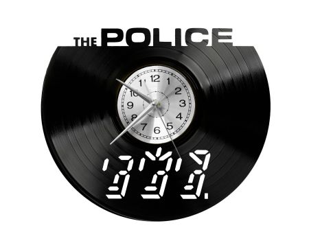 The Police Vinyl Zegar Ścienny Płyta Winylowa Nowoczesny Dekoracyjny Na Prezent Urodziny