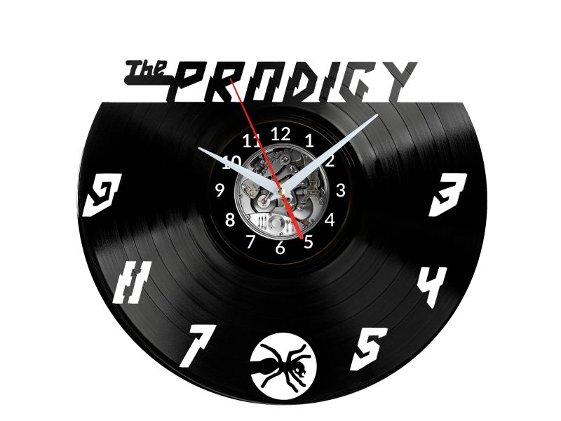 The Prodigy Vinyl Zegar Ścienny Płyta Winylowa Nowoczesny Dekoracyjny Na Prezent Urodziny