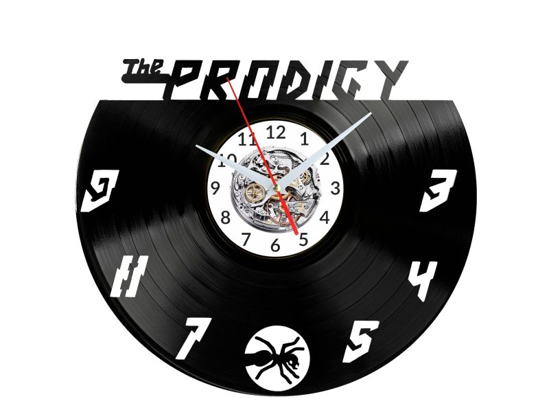 The Prodigy Vinyl Zegar Ścienny Płyta Winylowa Nowoczesny Dekoracyjny Na Prezent Urodziny