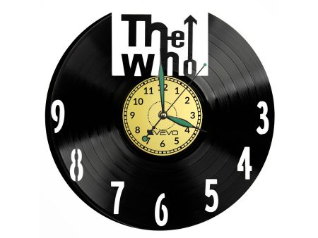 The Who Vinyl Zegar Ścienny Płyta Winylowa Nowoczesny Dekoracyjny Na Prezent Urodziny