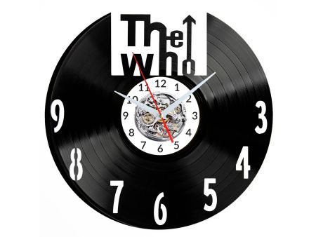 The Who Vinyl Zegar Ścienny Płyta Winylowa Nowoczesny Dekoracyjny Na Prezent Urodziny