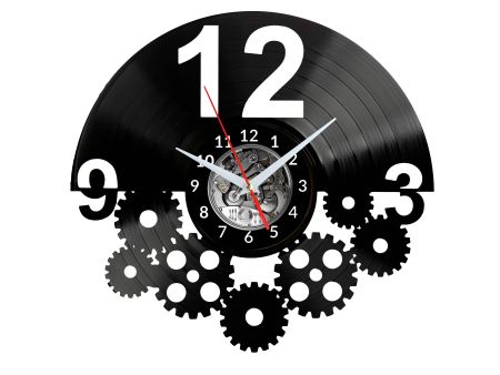  Clock Vinyl Zegar Ścienny Płyta Winylowa Nowoczesny Dekoracyjny Na Prezent Urodziny