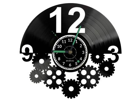  Clock Vinyl Zegar Ścienny Płyta Winylowa Nowoczesny Dekoracyjny Na Prezent Urodziny