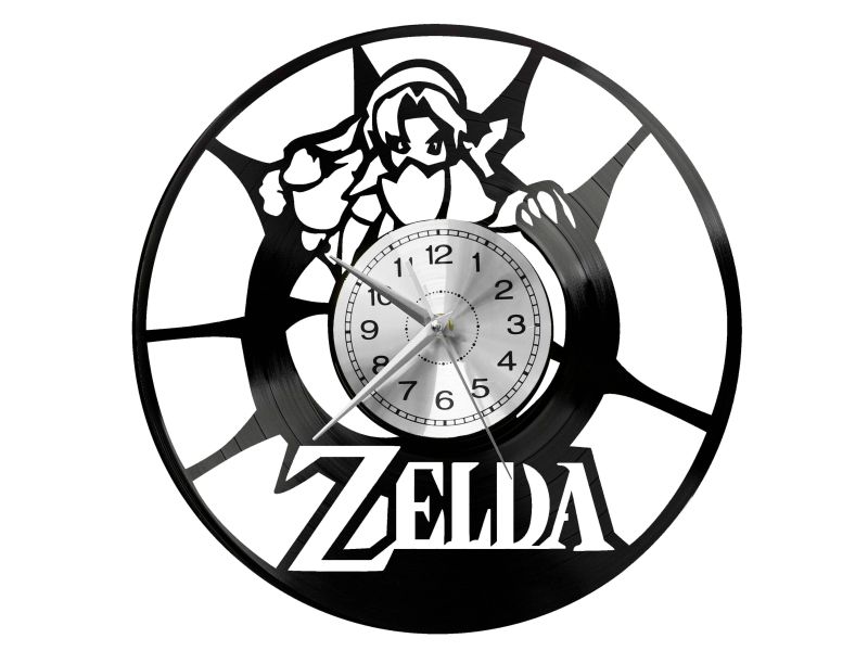 Zelda Vinyl Zegar Ścienny Płyta Winylowa Nowoczesny Dekoracyjny Na Prezent Urodziny