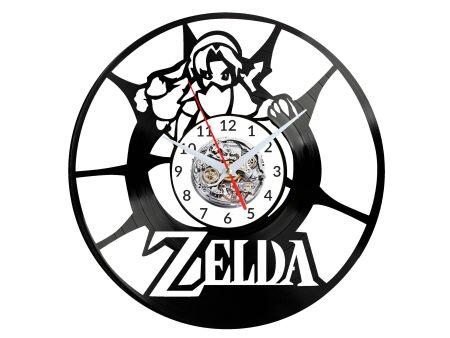 Zelda Vinyl Zegar Ścienny Płyta Winylowa Nowoczesny Dekoracyjny Na Prezent Urodziny