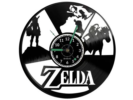 Zelda Vinyl Zegar Ścienny Płyta Winylowa Nowoczesny Dekoracyjny Na Prezent Urodziny