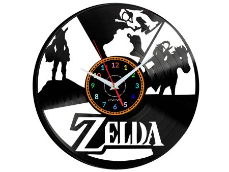 Zelda Vinyl Zegar Ścienny Płyta Winylowa Nowoczesny Dekoracyjny Na Prezent Urodziny