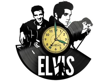 Elvis Presley Vinyl Zegar Ścienny Płyta Winylowa Nowoczesny Dekoracyjny Na Prezent Urodziny