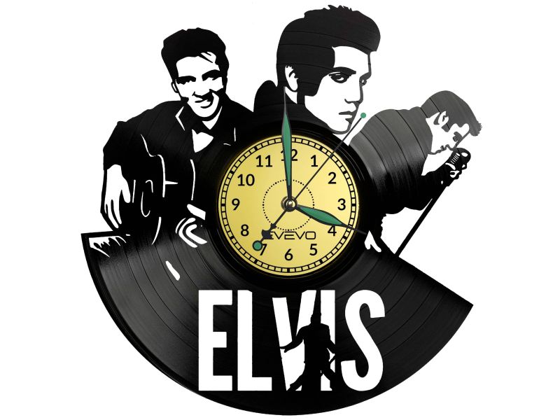 Elvis Presley Vinyl Zegar Ścienny Płyta Winylowa Nowoczesny Dekoracyjny Na Prezent Urodziny