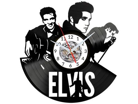 Elvis Presley Vinyl Zegar Ścienny Płyta Winylowa Nowoczesny Dekoracyjny Na Prezent Urodziny