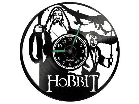 Hobbit Vinyl Zegar Ścienny Płyta Winylowa Nowoczesny Dekoracyjny Na Prezent Urodziny