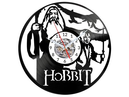 Hobbit Vinyl Zegar Ścienny Płyta Winylowa Nowoczesny Dekoracyjny Na Prezent Urodziny