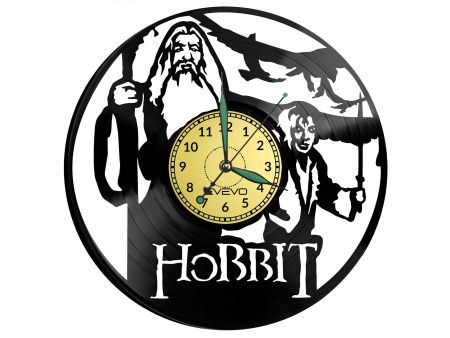 Hobbit Vinyl Zegar Ścienny Płyta Winylowa Nowoczesny Dekoracyjny Na Prezent Urodziny