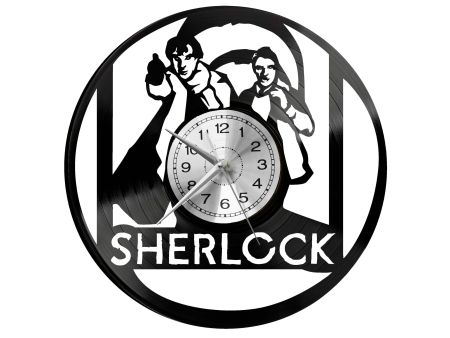 Sherlock Watson Vinyl Zegar Ścienny Płyta Winylowa Nowoczesny Dekoracyjny Na Prezent Urodziny