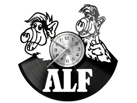 Alf Vinyl Zegar Ścienny Płyta Winylowa Nowoczesny Dekoracyjny Na Prezent Urodziny