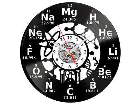 Zegar Chemika Vinyl Zegar Ścienny Płyta Winylowa Nowoczesny Dekoracyjny Na Prezent Urodziny