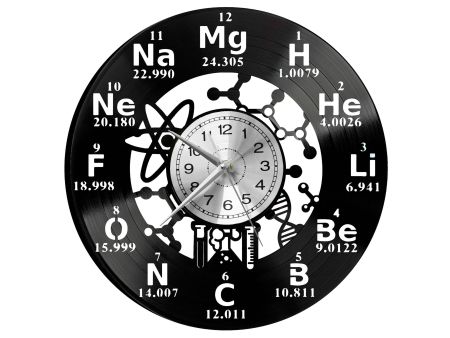 Zegar Chemika Vinyl Zegar Ścienny Płyta Winylowa Nowoczesny Dekoracyjny Na Prezent Urodziny