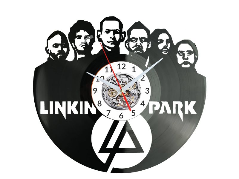 Linkin Park Vinyl Zegar Ścienny Płyta Winylowa Nowoczesny Dekoracyjny Na Prezent Urodziny