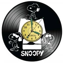 Snoopy Vinyl Zegar Ścienny Płyta Winylowa Nowoczesny Dekoracyjny Na Prezent Urodziny