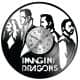 Imagine Dragons Vinyl Zegar Ścienny Płyta Winylowa Nowoczesny Dekoracyjny Na Prezent Urodziny
