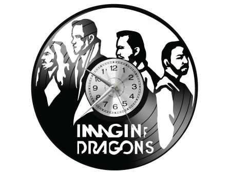 Imagine Dragons Vinyl Zegar Ścienny Płyta Winylowa Nowoczesny Dekoracyjny Na Prezent Urodziny