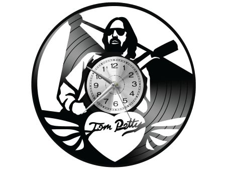 Tom Petty Vinyl Zegar Ścienny Płyta Winylowa Nowoczesny Dekoracyjny Na Prezent Urodziny