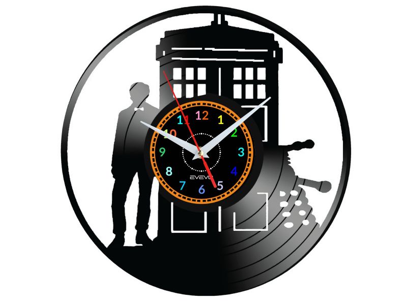 Doctor Who Vinyl Zegar Ścienny Płyta Winylowa Nowoczesny Dekoracyjny Na Prezent Urodziny