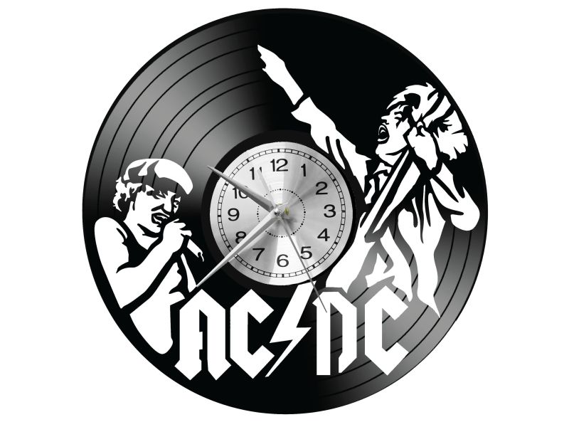 ACDC Vinyl Zegar Ścienny Płyta Winylowa Nowoczesny Dekoracyjny Na Prezent Urodziny