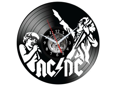 ACDC Vinyl Zegar Ścienny Płyta Winylowa Nowoczesny Dekoracyjny Na Prezent Urodziny