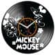 Mickey Mouse Myszka Vinyl Zegar Ścienny Płyta Winylowa Nowoczesny Dekoracyjny Na Prezent Urodziny