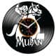 Mulan Disney Vinyl Zegar Ścienny Płyta Winylowa Nowoczesny Dekoracyjny Na Prezent Urodziny