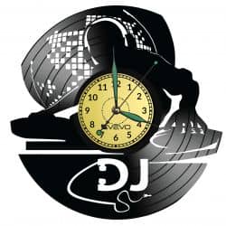 DJ Dance Music Vinyl Zegar Ścienny Płyta Winylowa Nowoczesny Dekoracyjny Na Prezent Urodziny