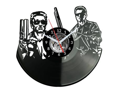 Terminator Vinyl Zegar Ścienny Płyta Winylowa Nowoczesny Dekoracyjny Na Prezent Urodziny