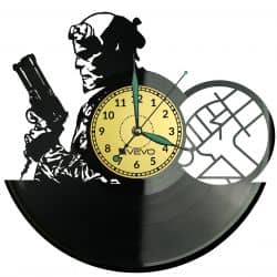 Hellboy Vinyl Zegar Ścienny Płyta Winylowa Nowoczesny Dekoracyjny Na Prezent Urodziny