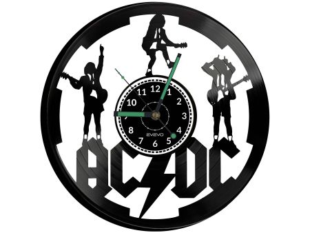 ACDC Vinyl Zegar Ścienny Płyta Winylowa Nowoczesny Dekoracyjny Na Prezent Urodziny