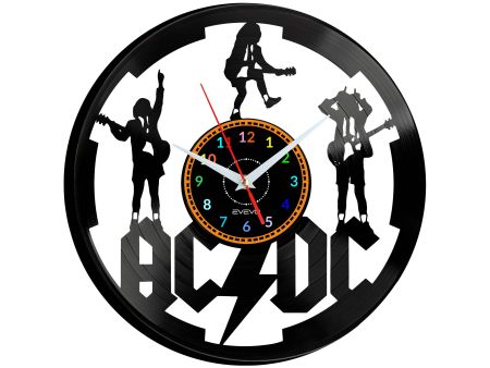 ACDC Vinyl Zegar Ścienny Płyta Winylowa Nowoczesny Dekoracyjny Na Prezent Urodziny