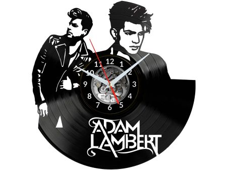 Adam Lampert Vinyl Zegar Ścienny Płyta Winylowa Nowoczesny Dekoracyjny Na Prezent Urodziny