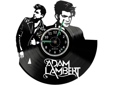 Adam Lampert Vinyl Zegar Ścienny Płyta Winylowa Nowoczesny Dekoracyjny Na Prezent Urodziny