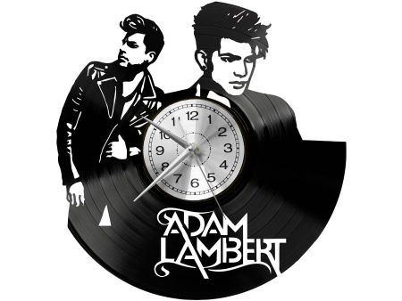 Adam Lampert Vinyl Zegar Ścienny Płyta Winylowa Nowoczesny Dekoracyjny Na Prezent Urodziny