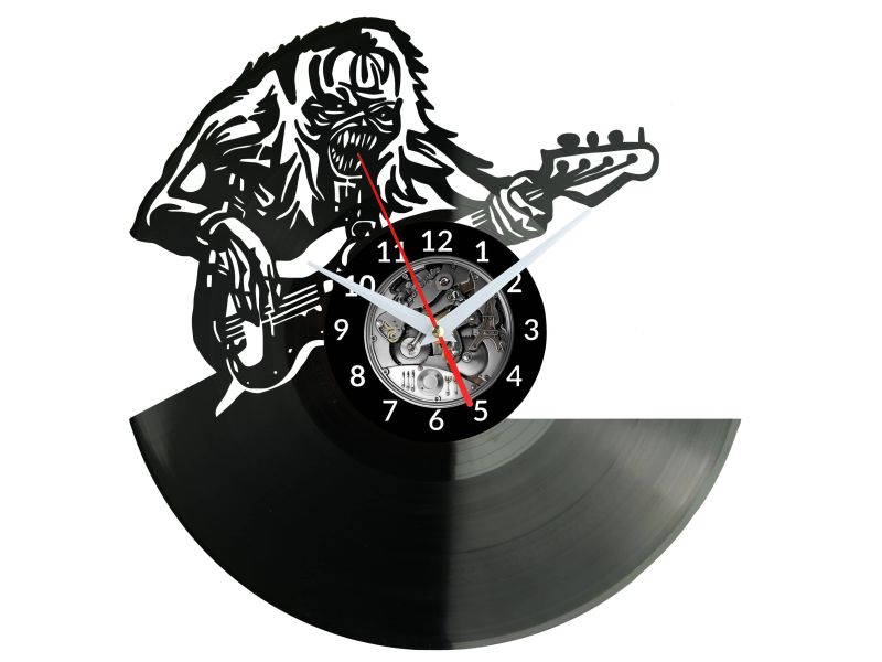 Iron Maiden Vinyl Zegar Ścienny Płyta Winylowa Nowoczesny Dekoracyjny Na Prezent Urodziny