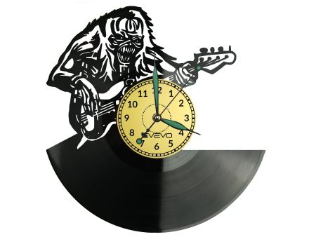 Iron Maiden Vinyl Zegar Ścienny Płyta Winylowa Nowoczesny Dekoracyjny Na Prezent Urodziny