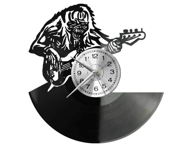 Iron Maiden Vinyl Zegar Ścienny Płyta Winylowa Nowoczesny Dekoracyjny Na Prezent Urodziny