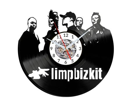 Limpbizkit Vinyl Zegar Ścienny Płyta Winylowa Nowoczesny Dekoracyjny Na Prezent Urodziny