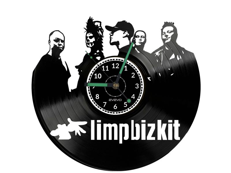 Limpbizkit Vinyl Zegar Ścienny Płyta Winylowa Nowoczesny Dekoracyjny Na Prezent Urodziny