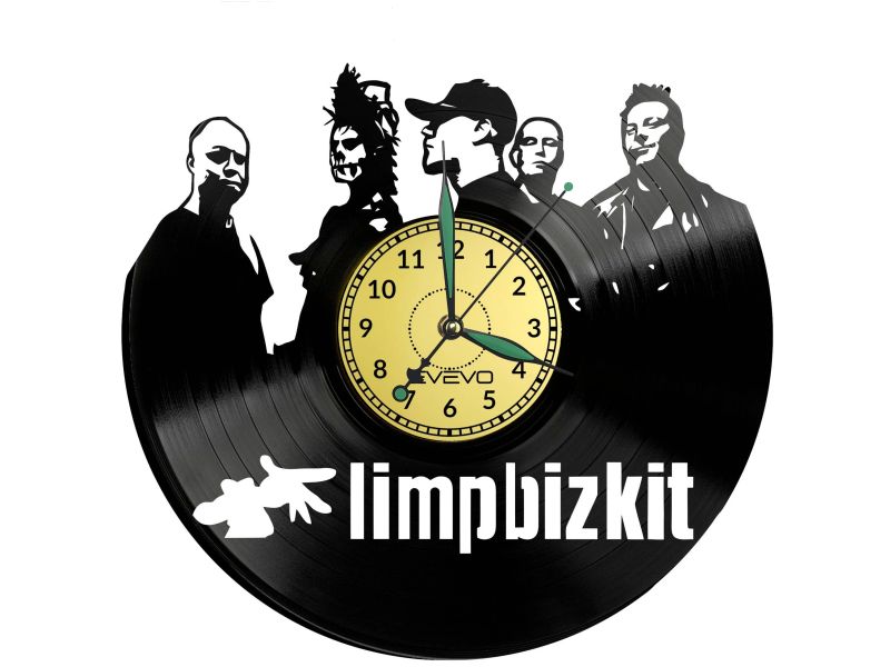 Limpbizkit Vinyl Zegar Ścienny Płyta Winylowa Nowoczesny Dekoracyjny Na Prezent Urodziny