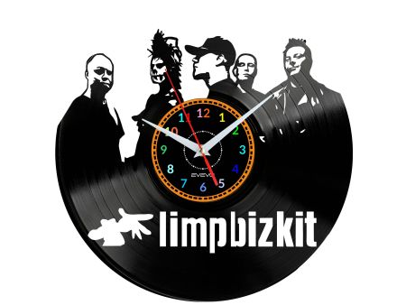 Limpbizkit Vinyl Zegar Ścienny Płyta Winylowa Nowoczesny Dekoracyjny Na Prezent Urodziny