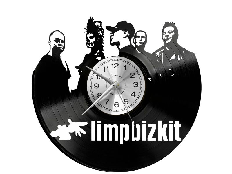 Limpbizkit Vinyl Zegar Ścienny Płyta Winylowa Nowoczesny Dekoracyjny Na Prezent Urodziny