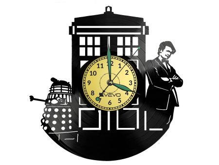 Doctor Who Vinyl Zegar Ścienny Płyta Winylowa Nowoczesny Dekoracyjny Na Prezent Urodziny